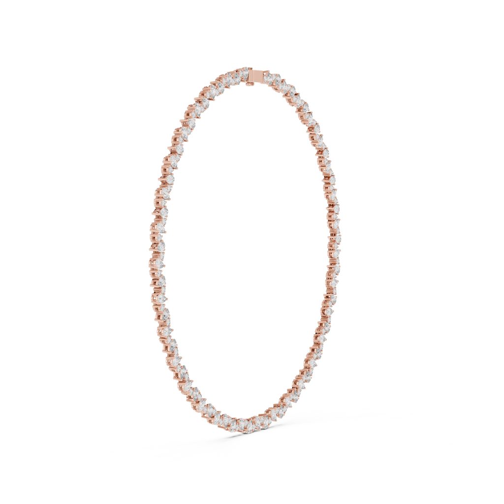 Round & Pear Necklace