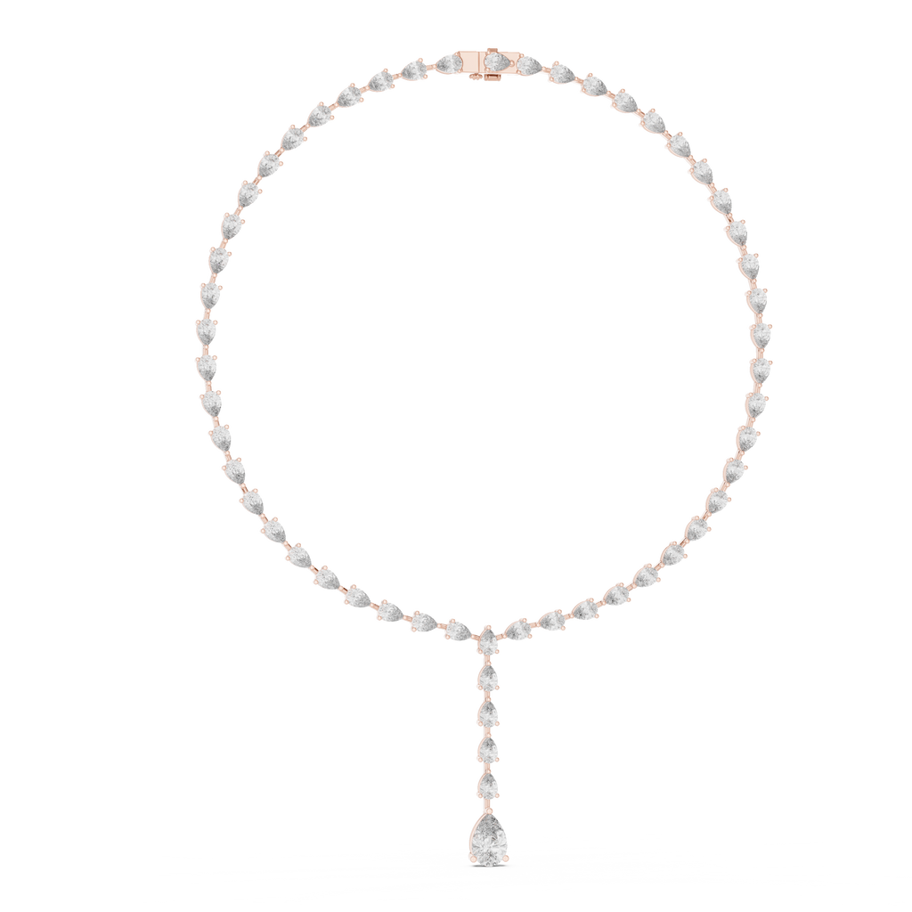 Pear Cut Necklace