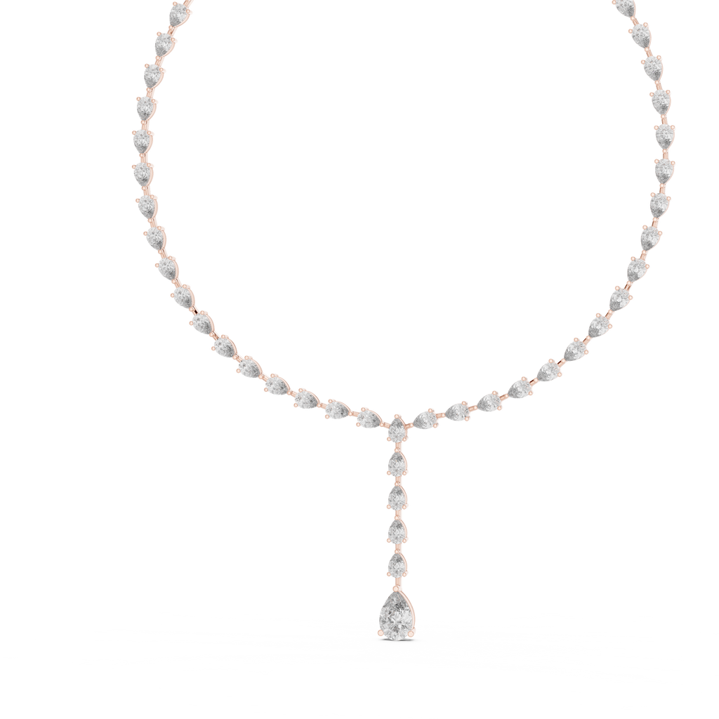 Pear Cut Necklace