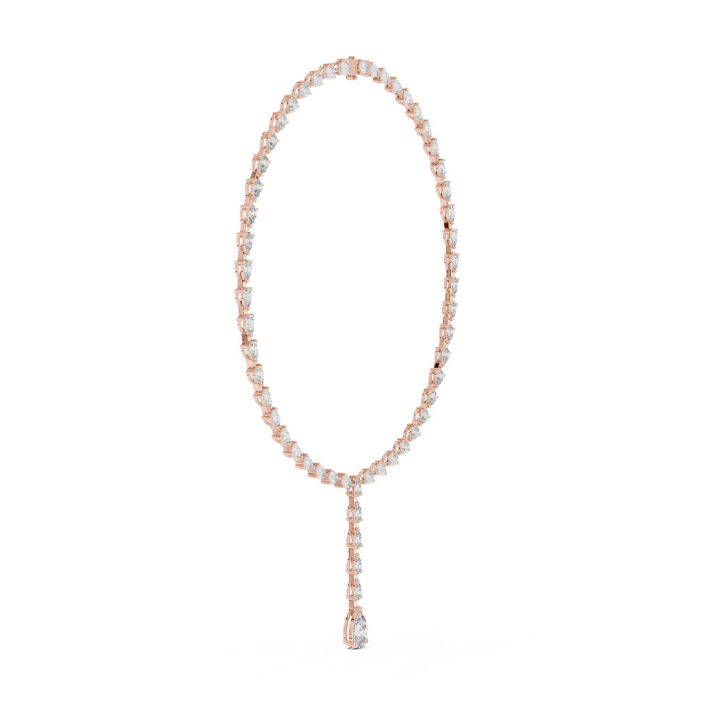 Pear Cut Necklace