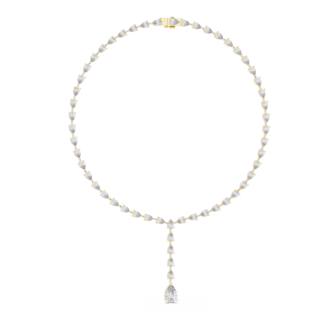 Pear Cut Necklace