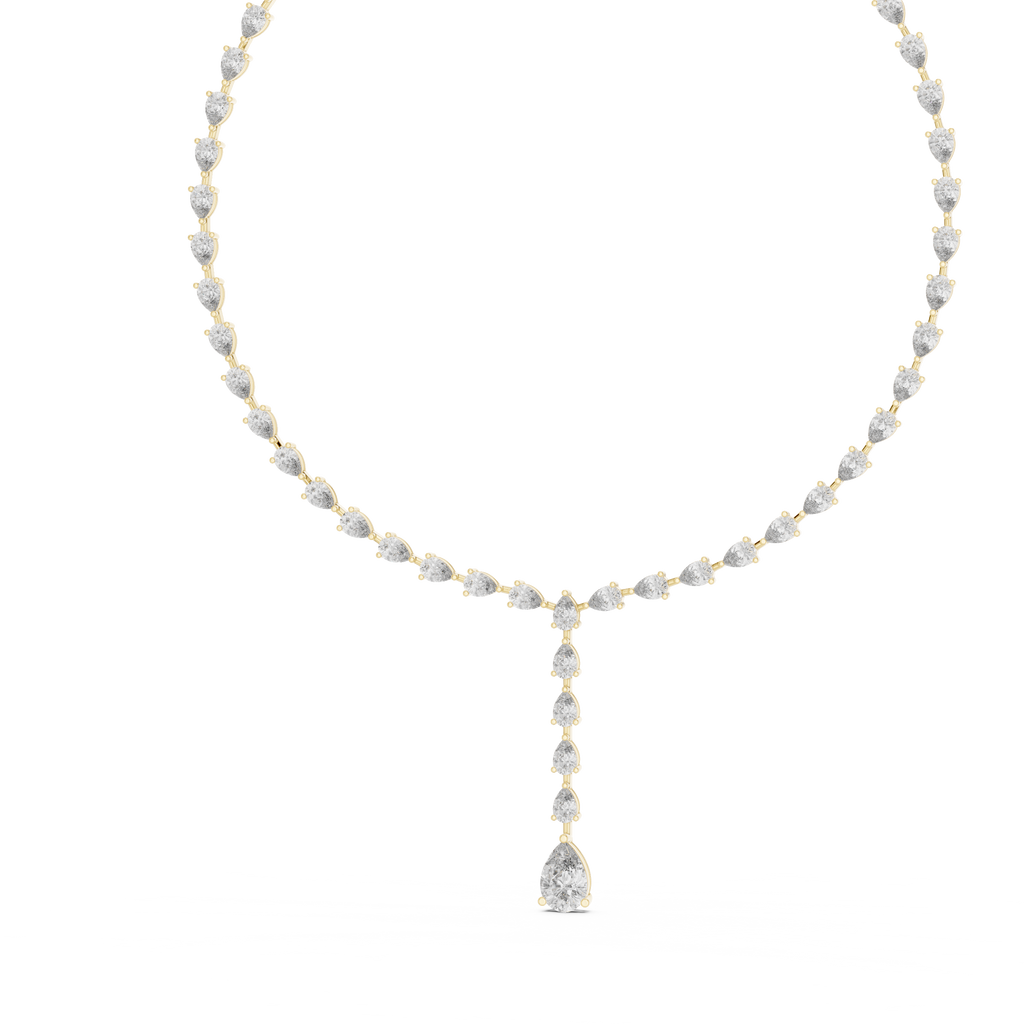 Pear Cut Necklace