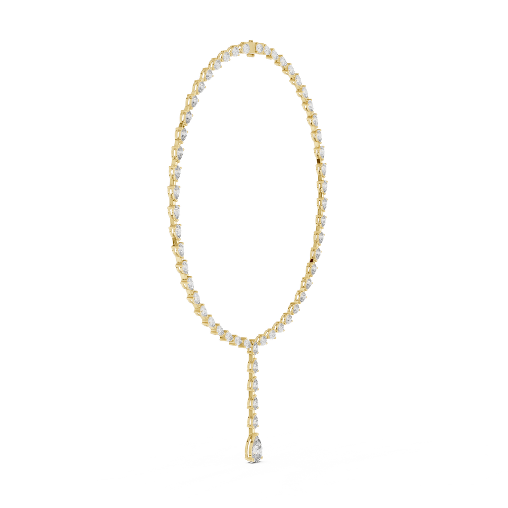 Pear Cut Necklace