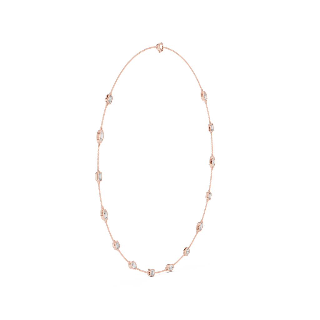 Emerald & Marquise Necklace