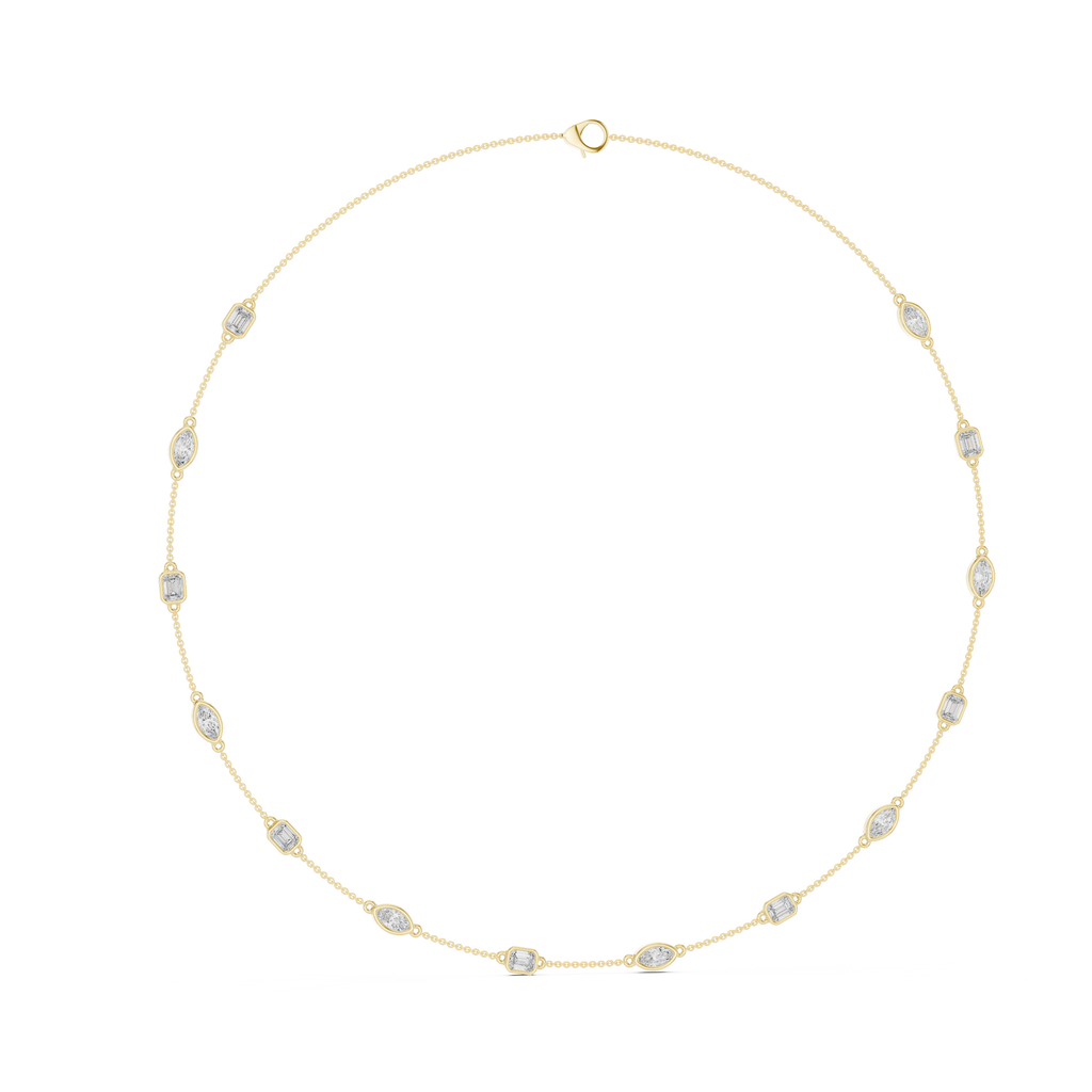 Emerald & Marquise Necklace