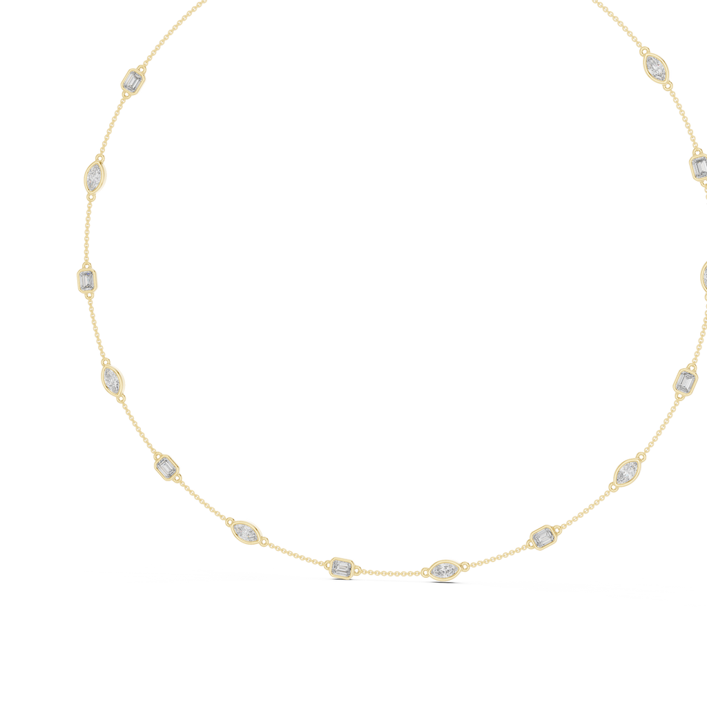 Emerald & Marquise Necklace