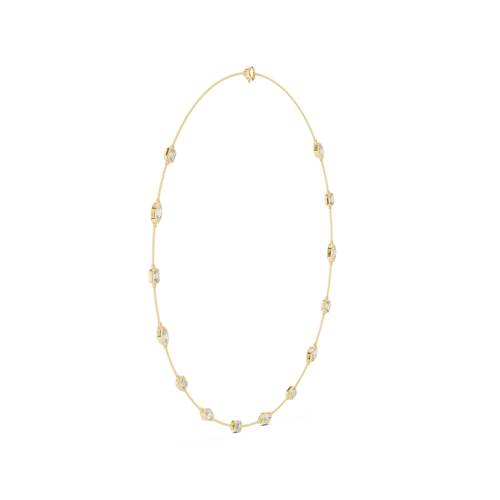 Emerald & Marquise Necklace