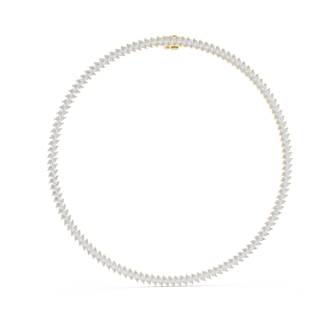 Marquise Tennis Necklace
