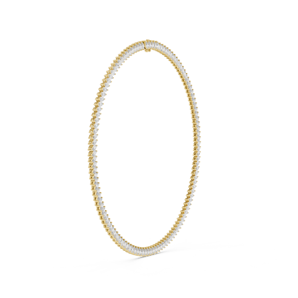 Marquise Tennis Necklace