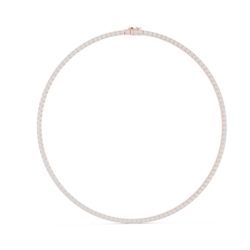 Round Tennis Necklace
