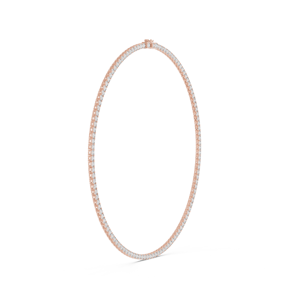 Round Tennis Necklace