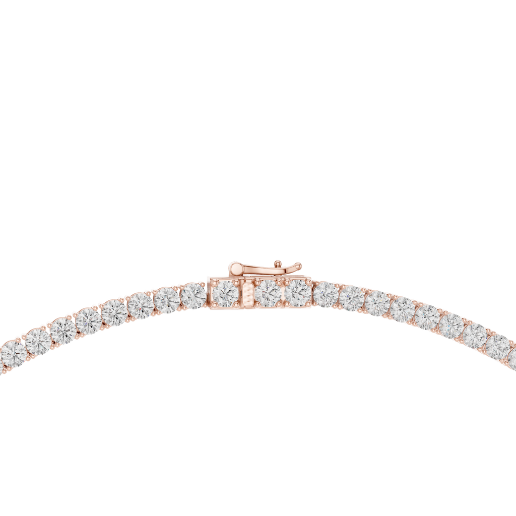 Round Tennis Necklace