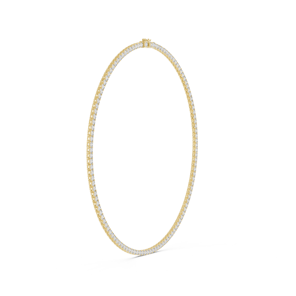 Round Tennis Necklace