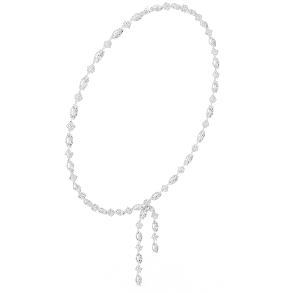 Round & Marquise Necklace