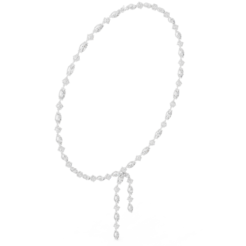 Round & Marquise Necklace