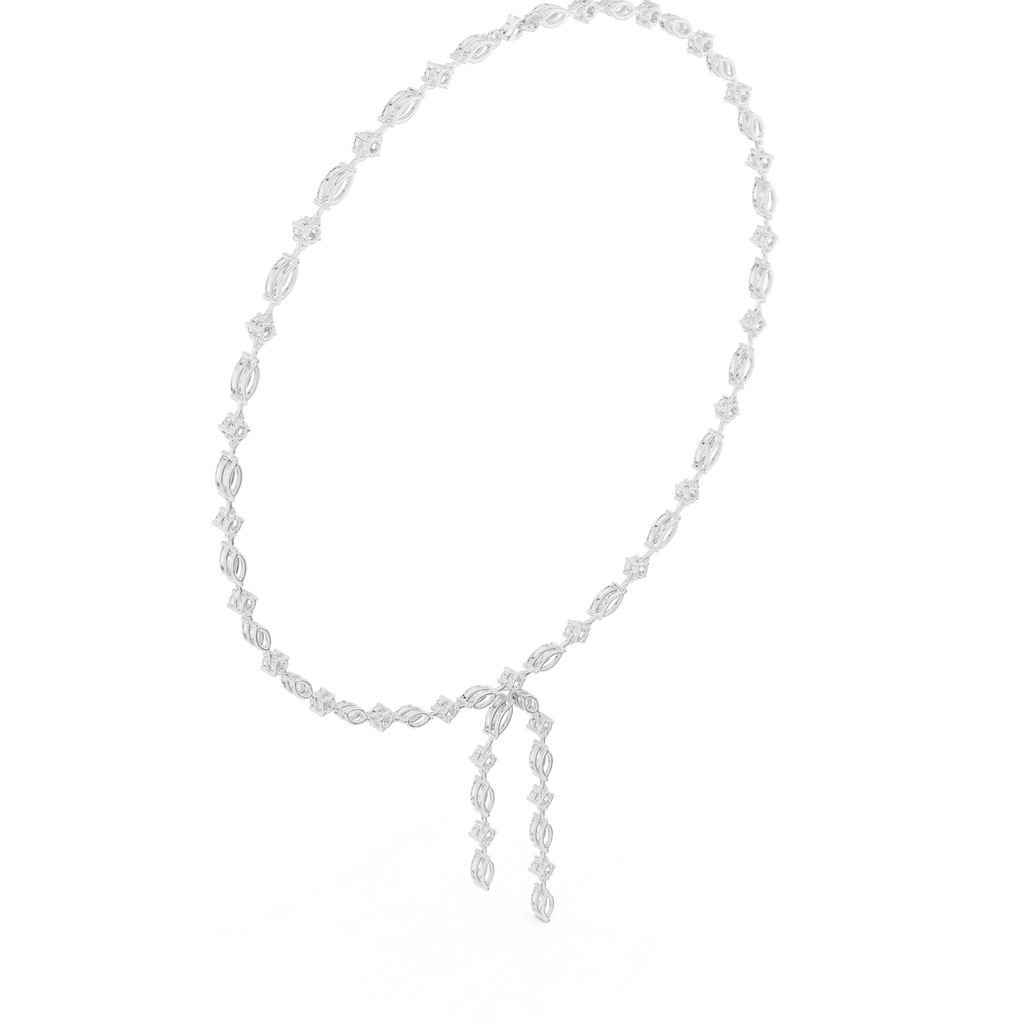 Round & Marquise Necklace