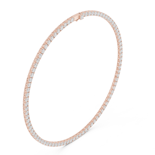 Round Tennis Necklace