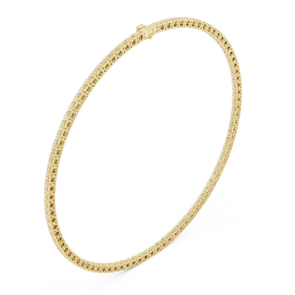 Round Tennis Necklace