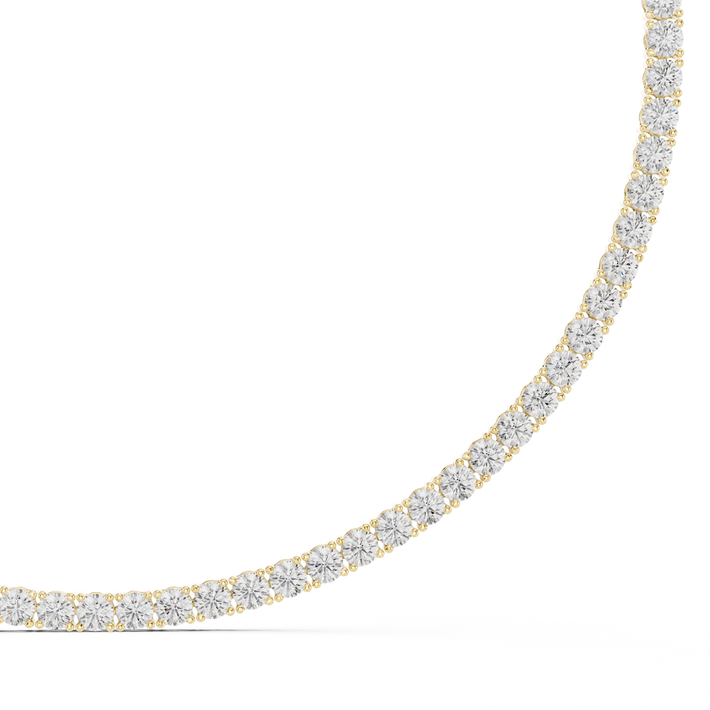 Round Tennis Necklace