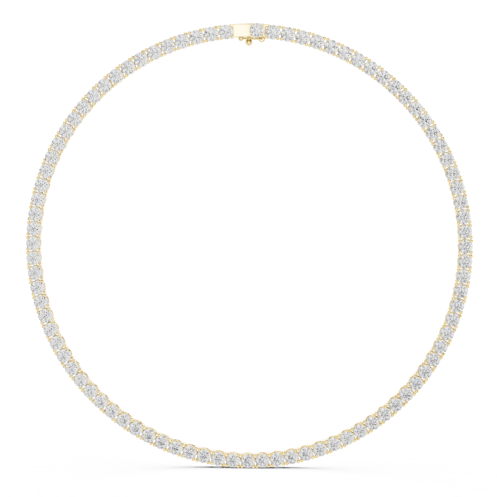 Round Tennis Necklace