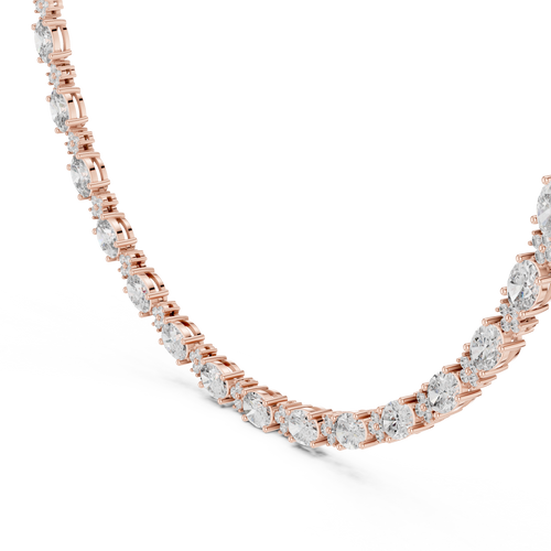Round & Oval Necklace