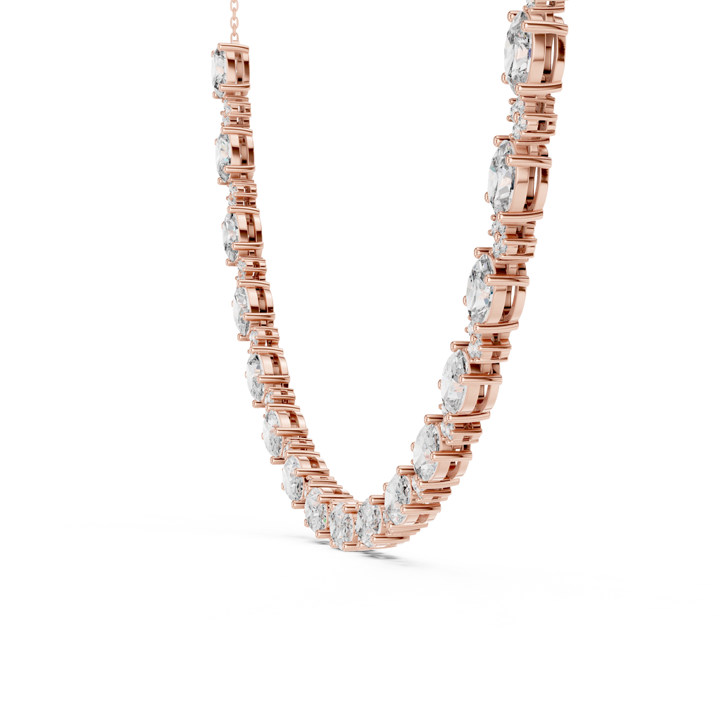Round & Oval Necklace