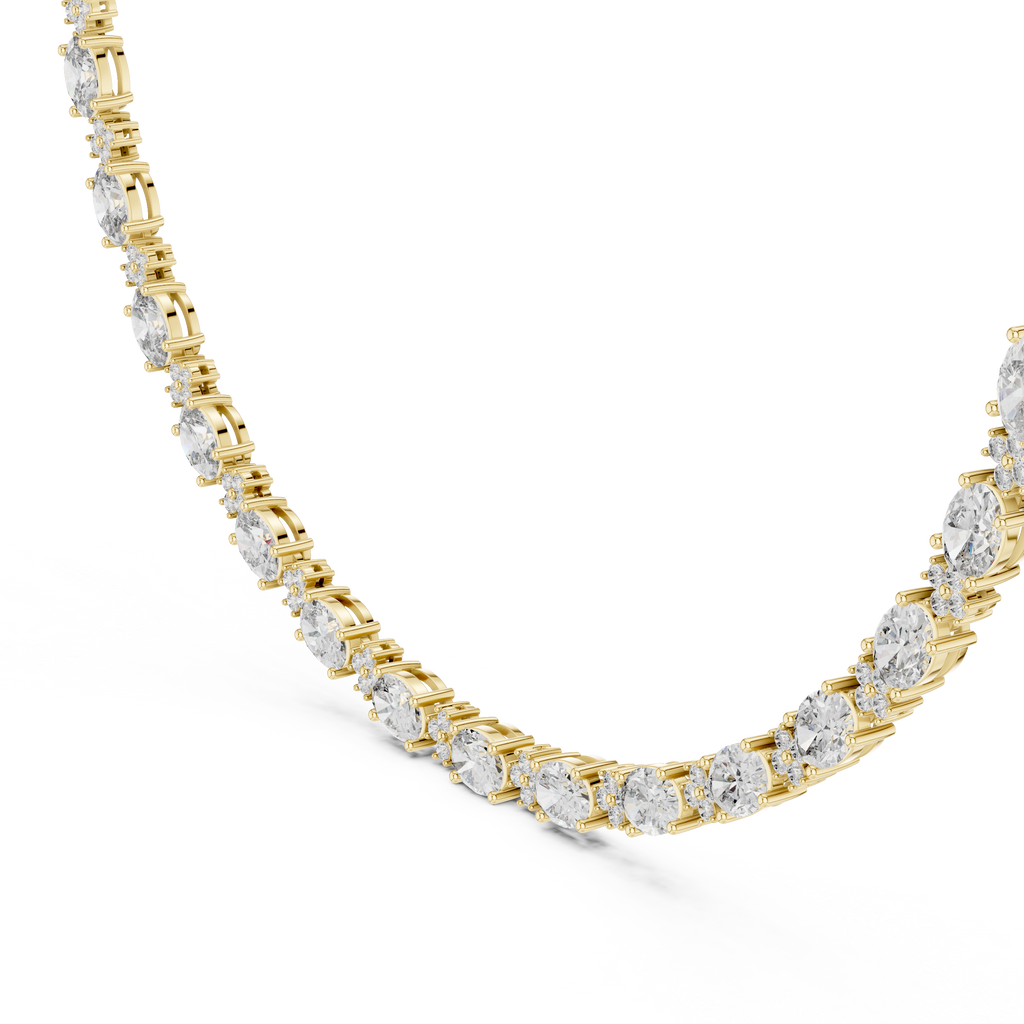 Round & Oval Necklace
