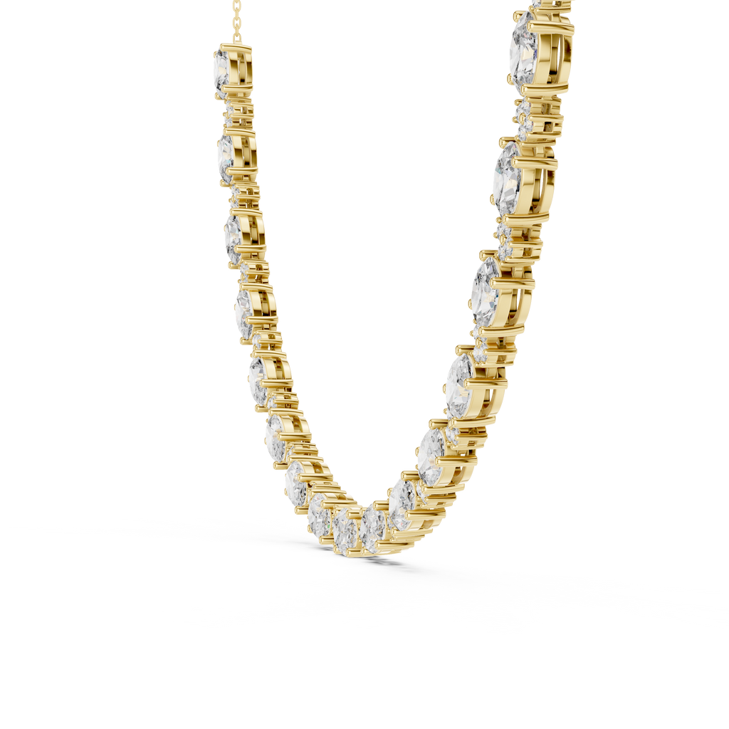 Round & Oval Necklace