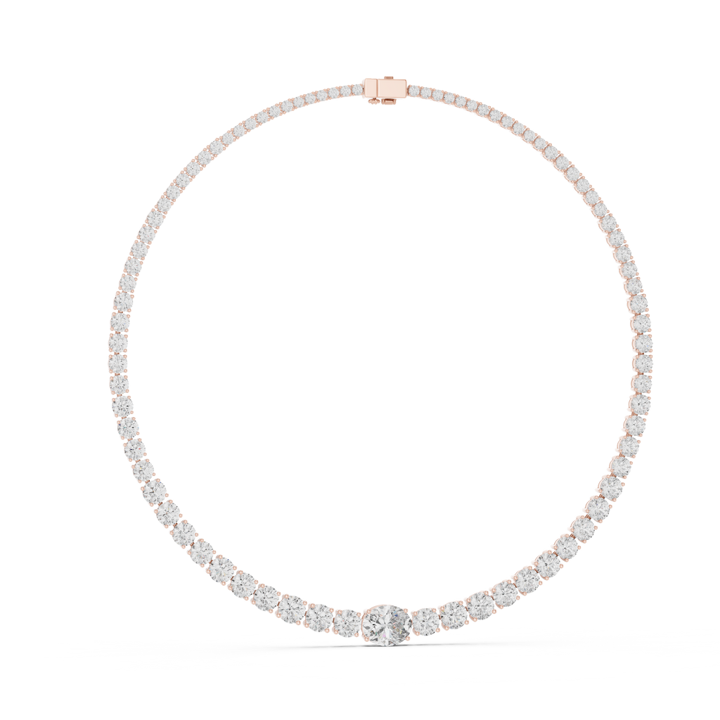 Round & Oval Necklace