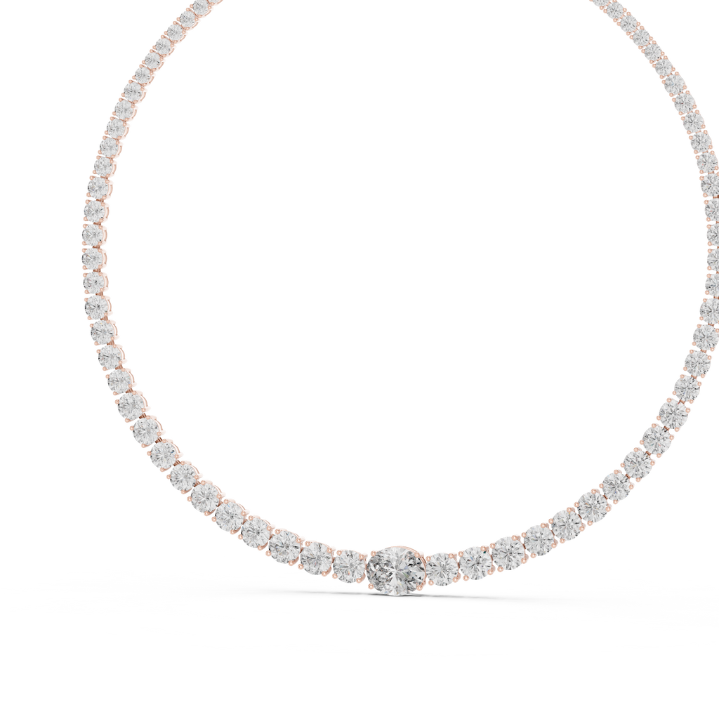 Round & Oval Necklace
