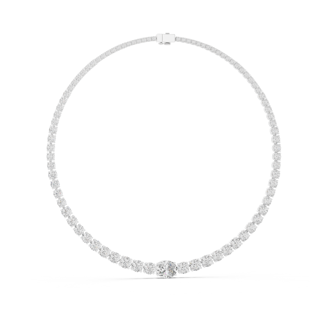 Round & Oval Necklace