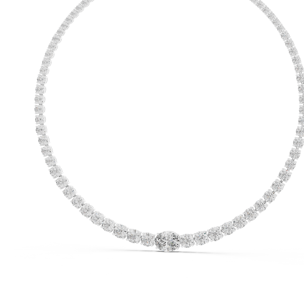 Round & Oval Necklace