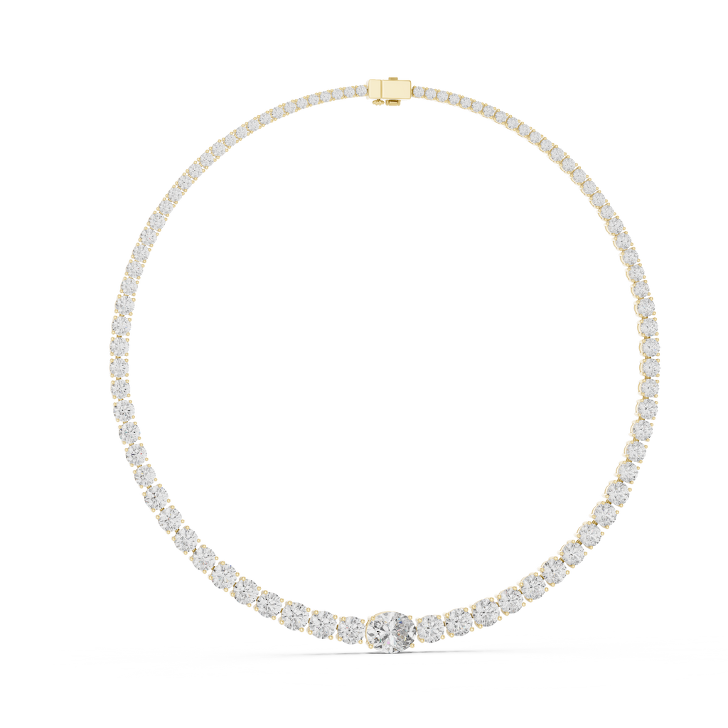 Round & Oval Necklace