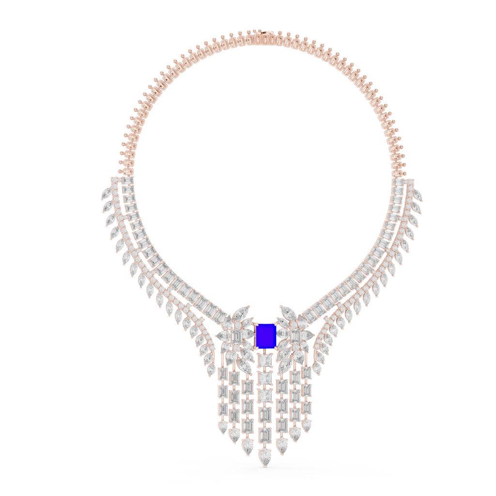 Radiant Fancy Shape Necklace
