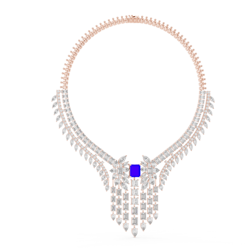 Radiant Fancy Shape Necklace