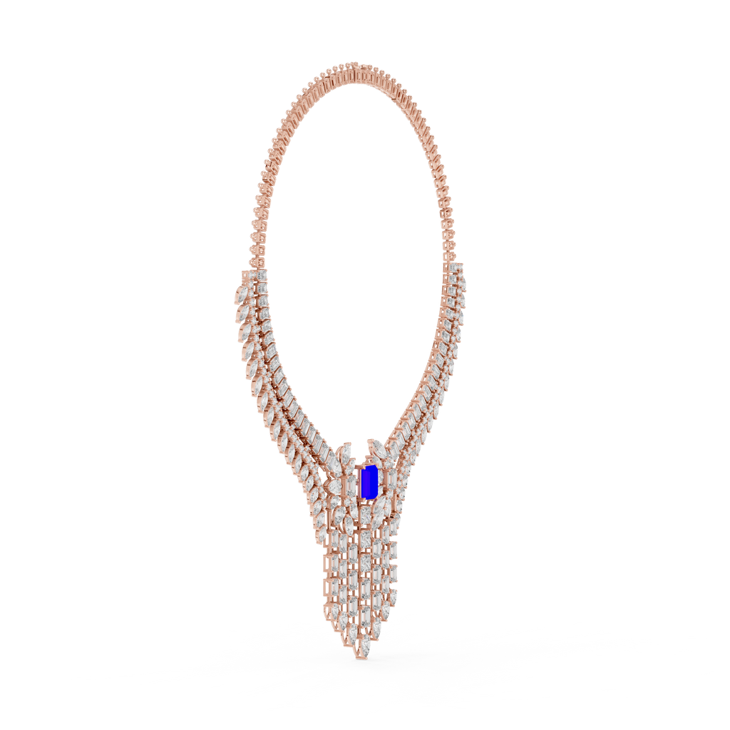 Radiant Fancy Shape Necklace
