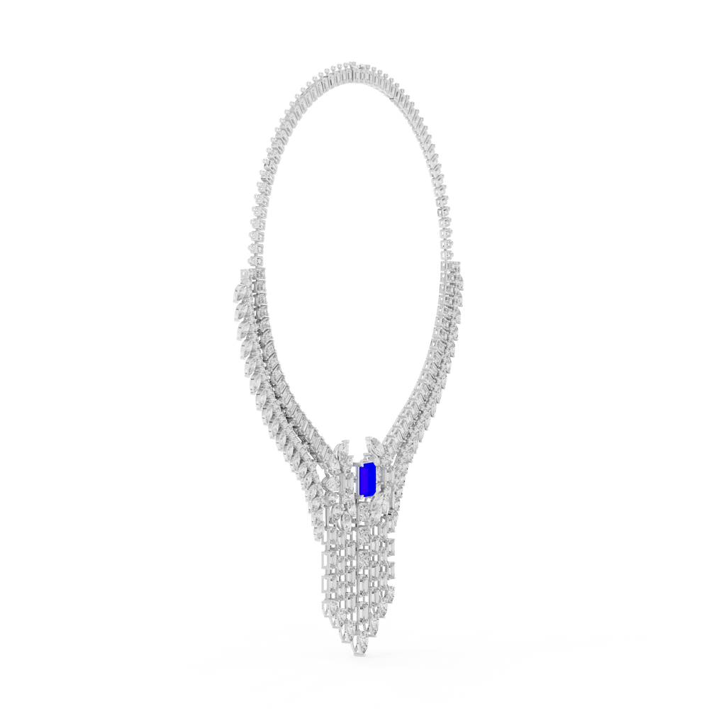 Radiant Fancy Shape Necklace