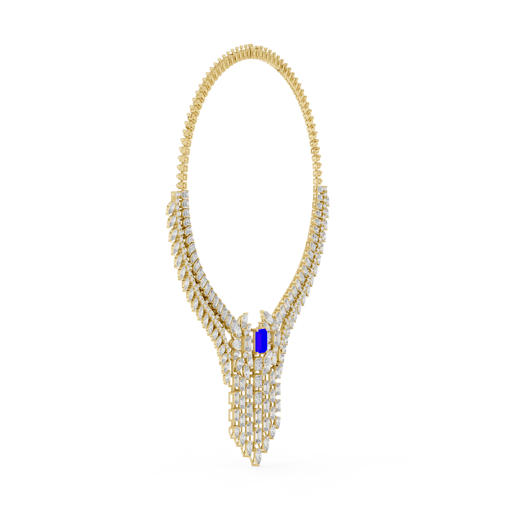 Radiant Fancy Shape Necklace