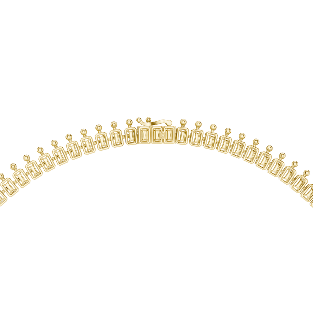 Radiant Fancy Shape Necklace