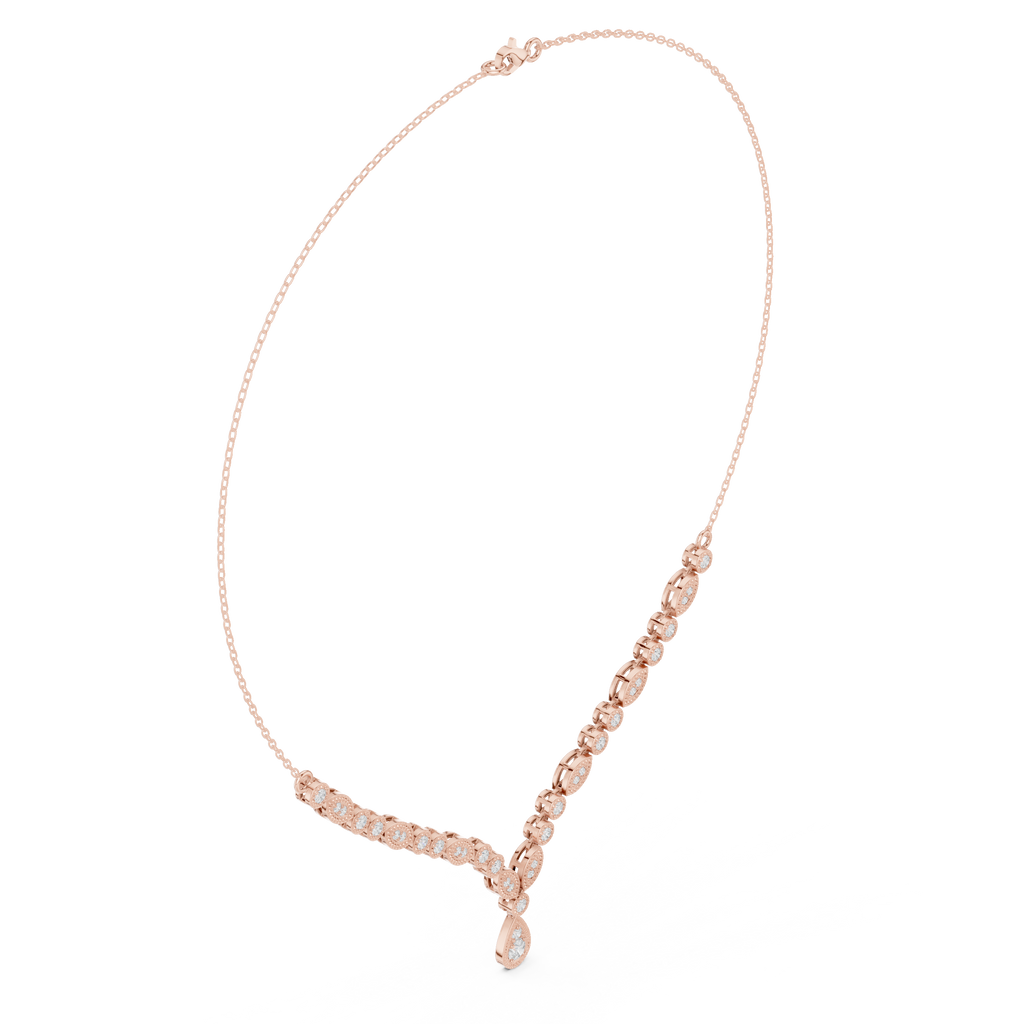 Round Pear Shape Necklace