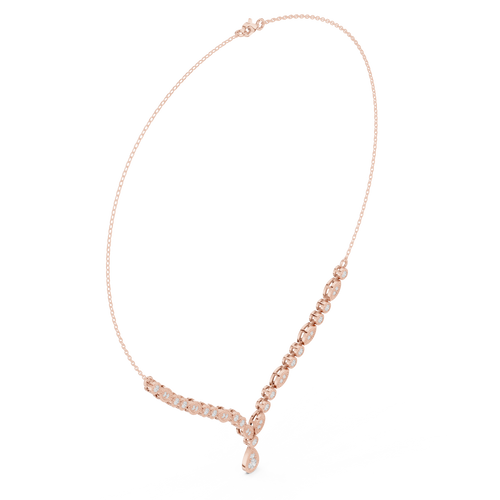 Round Pear Shape Necklace