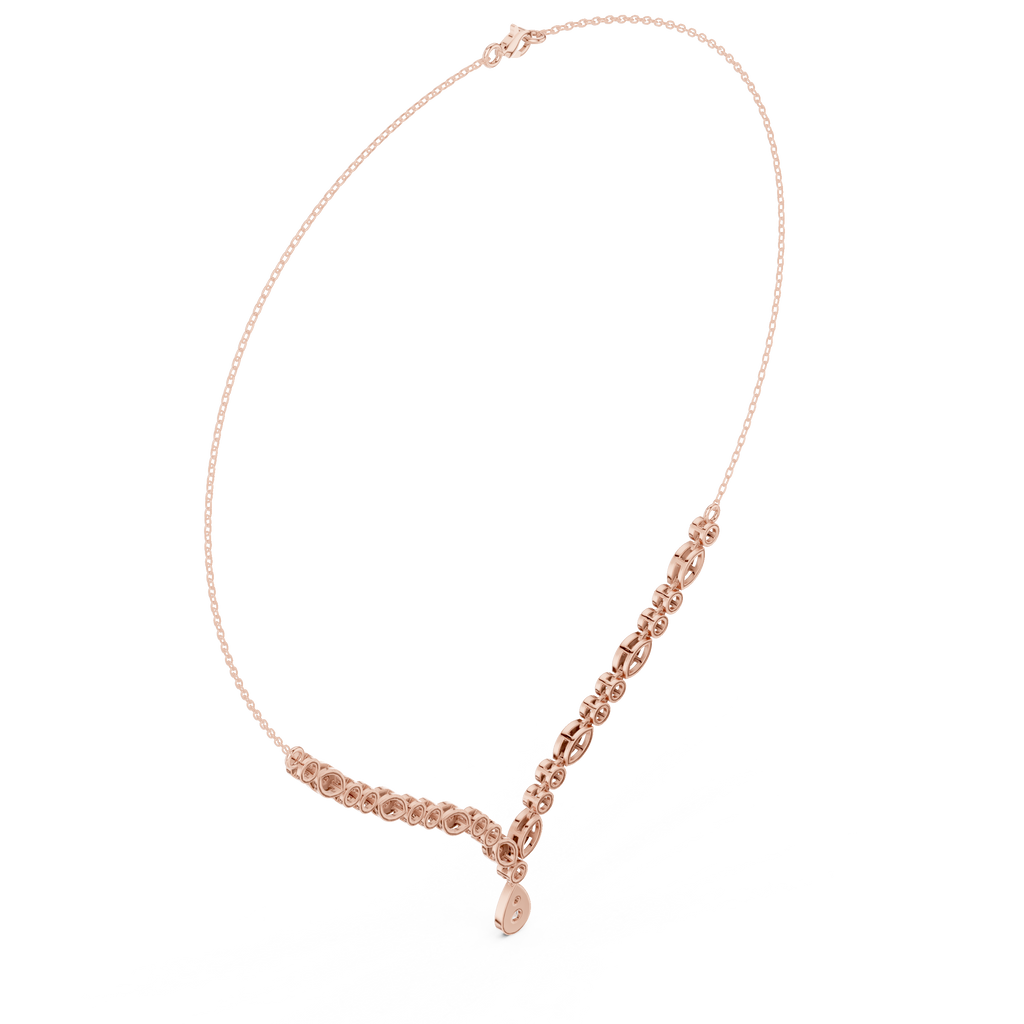 Round Pear Shape Necklace