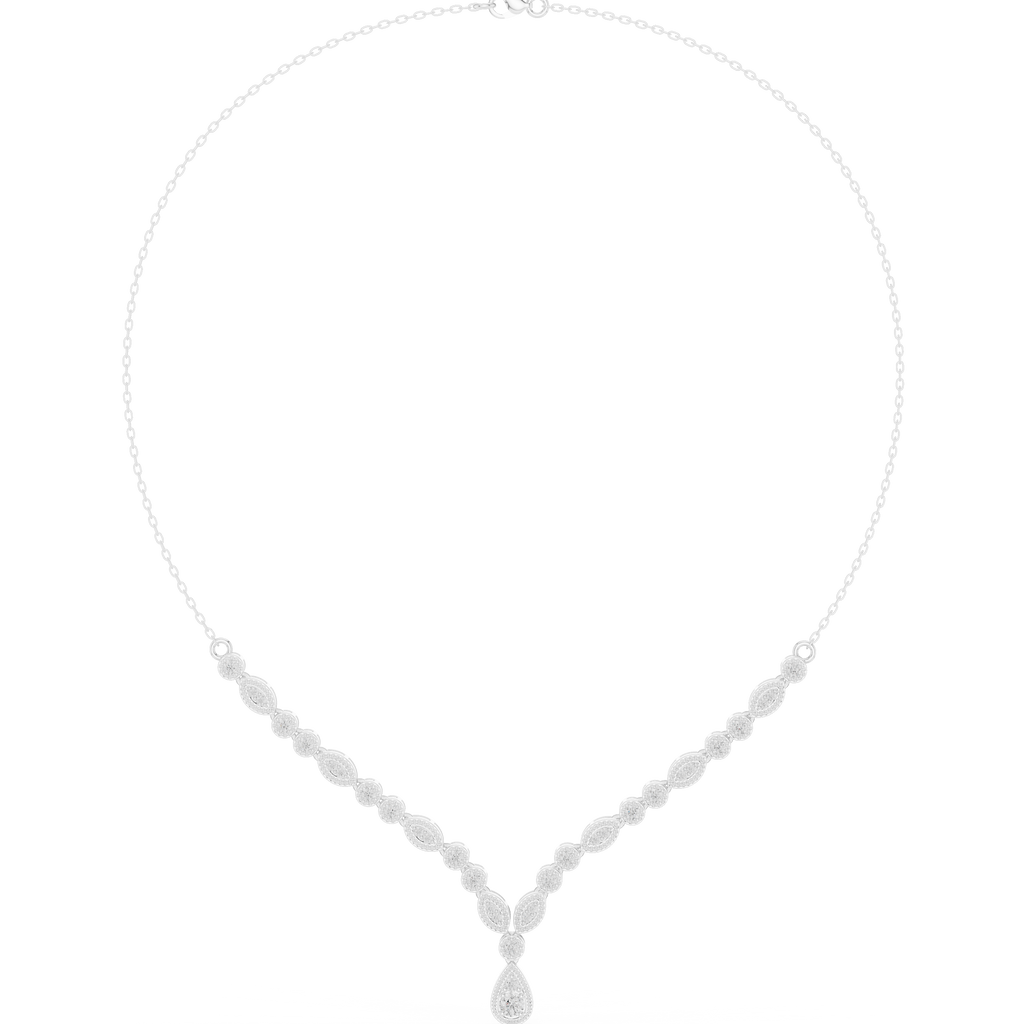Round Pear Shape Necklace