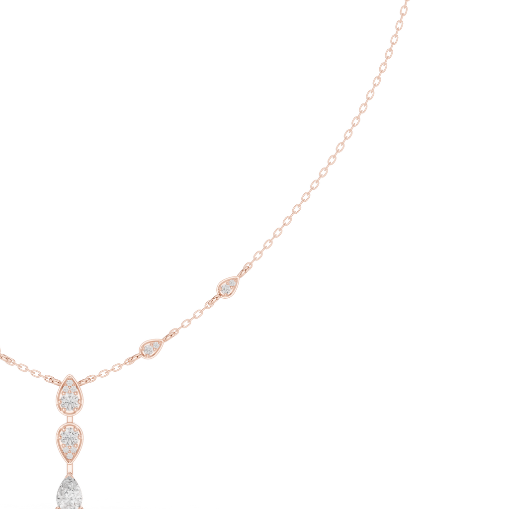 Pear Cut Necklace