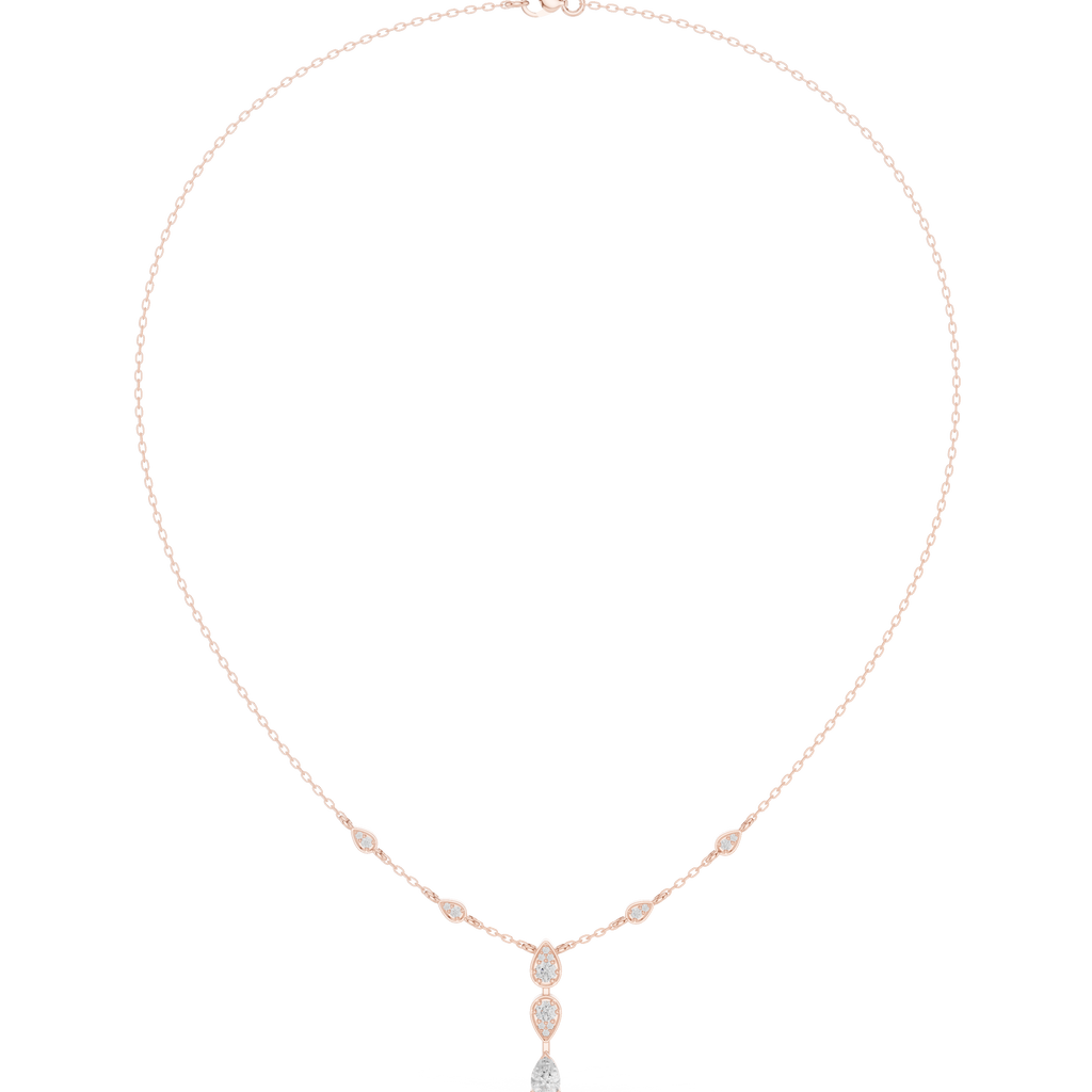 Pear Cut Necklace