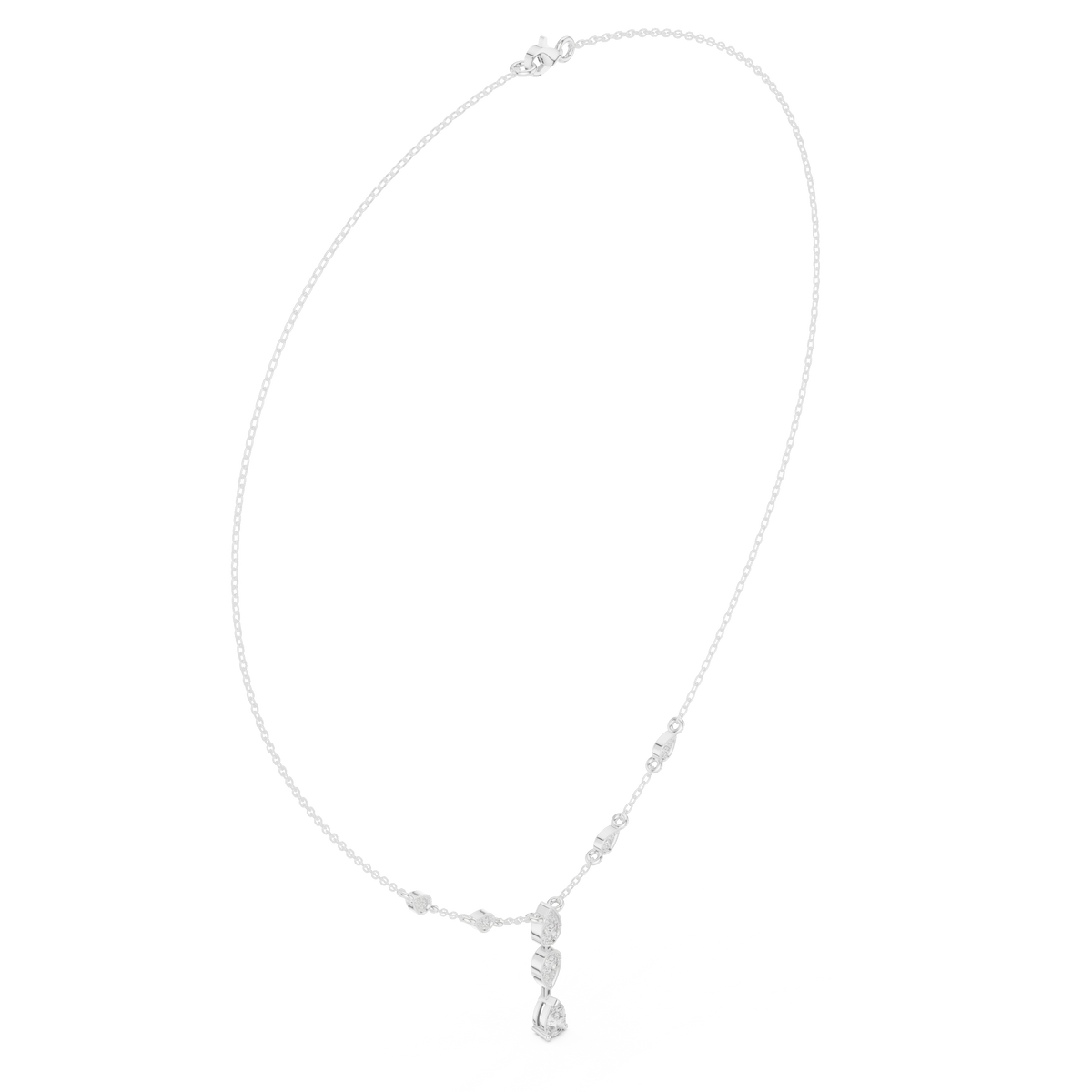Pear Cut Necklace