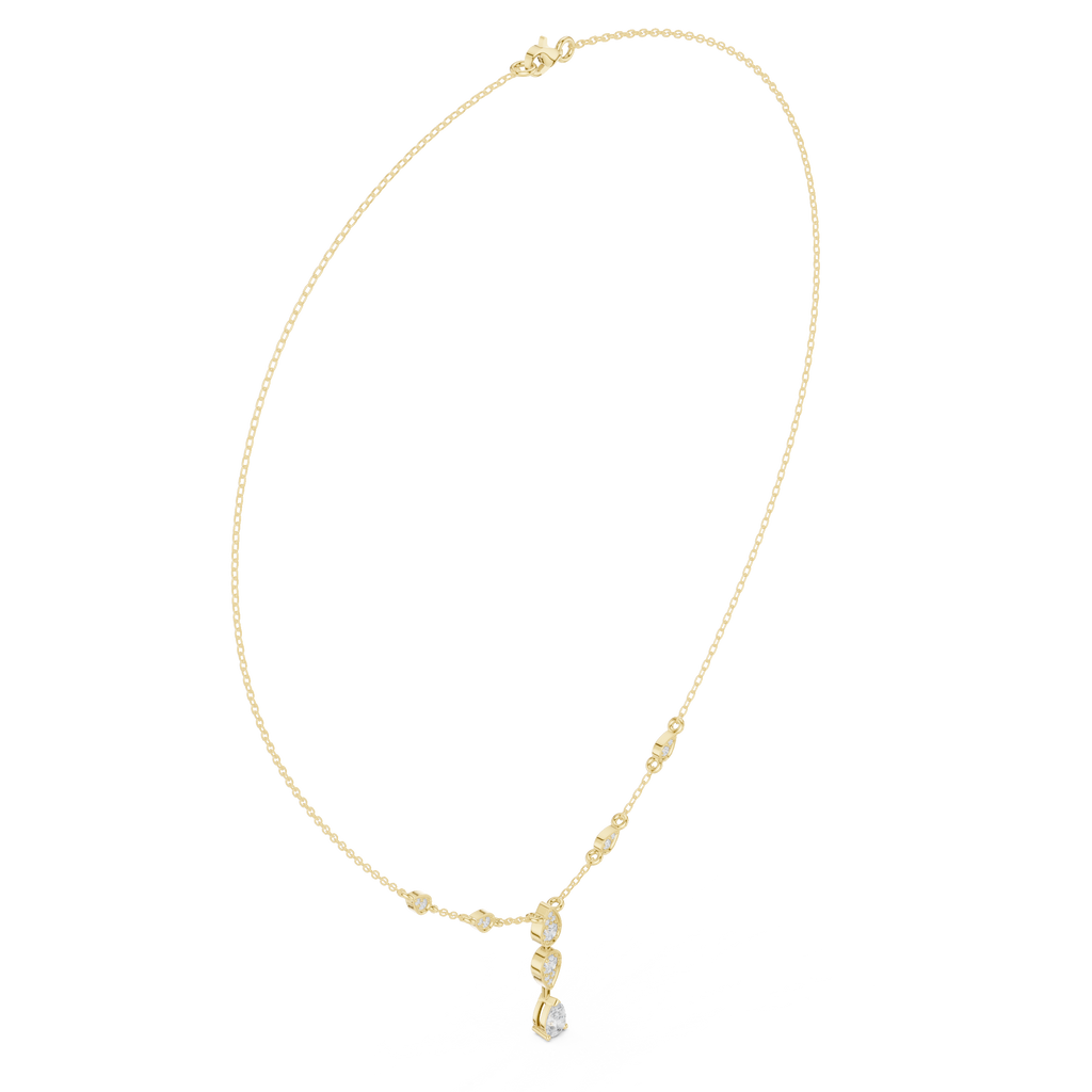 Pear Cut Necklace