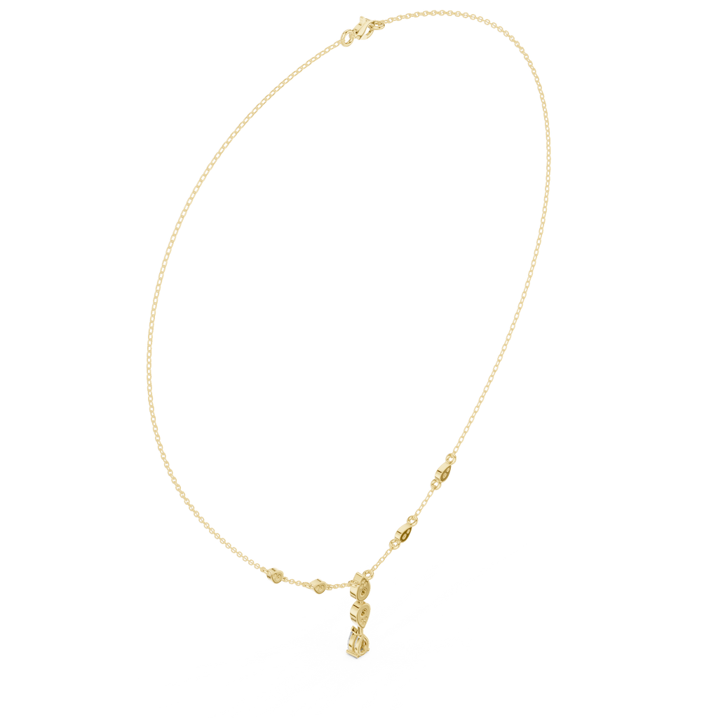 Pear Cut Necklace