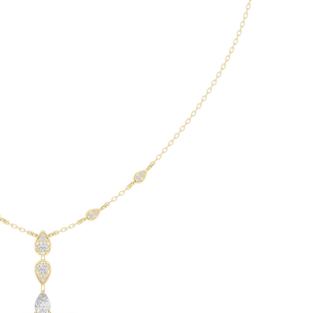 Pear Cut Necklace