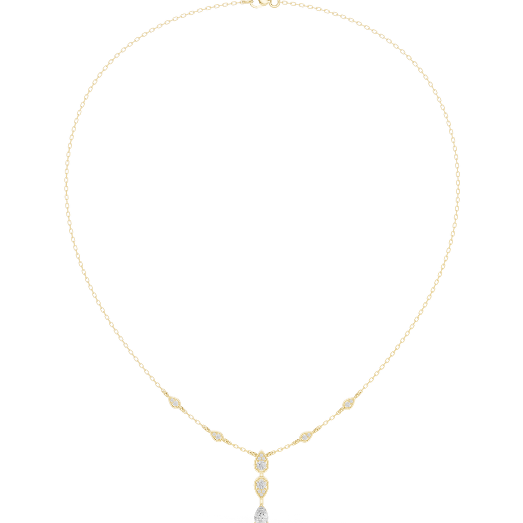 Pear Cut Necklace